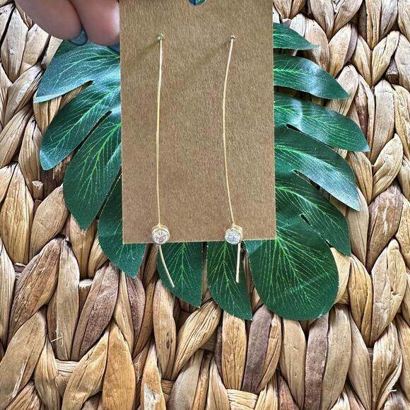 BOGO FREE CRYSTAL STICK EARRINGS - Picture 1 of 5